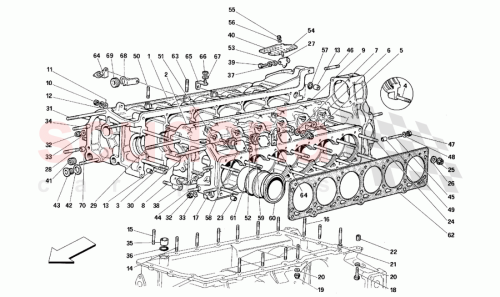 Part Diagram for Ferrari 141064