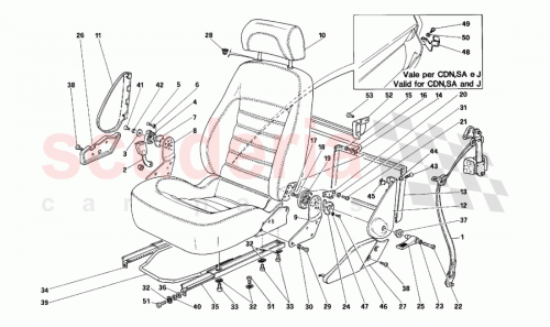 Part Diagram for Ferrari 630158