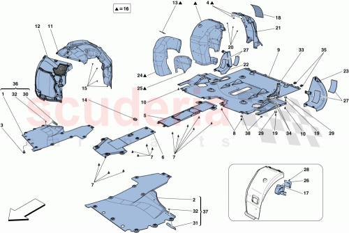 Part Diagram for Ferrari 86431400