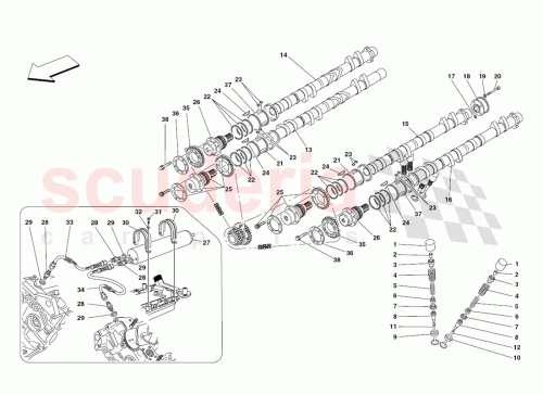 Part Diagram for Ferrari 221473