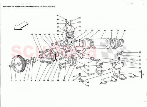 Part Diagram for Ferrari 162450