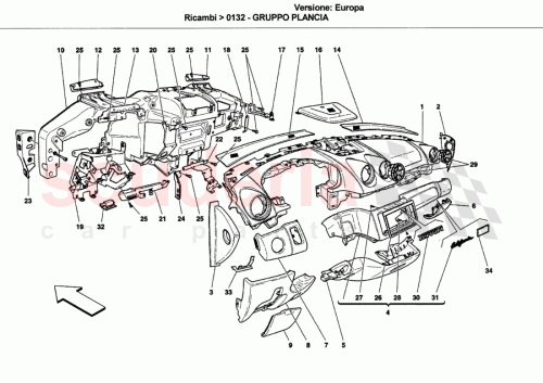 Part Diagram for Ferrari 809042