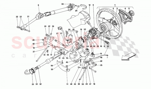 Part Diagram for Ferrari 164255