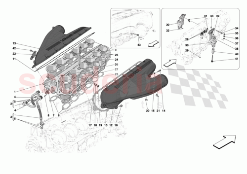 Part Diagram for Ferrari 14039614
