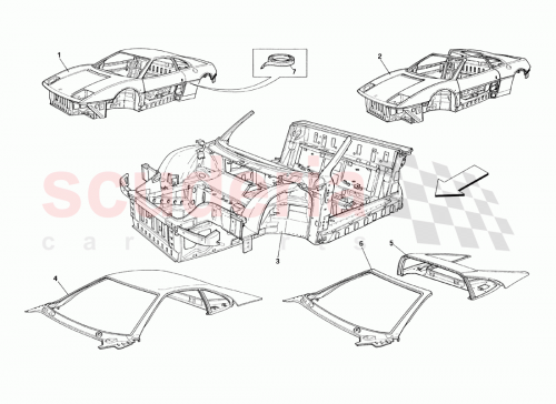 Part Diagram for Ferrari 62078900