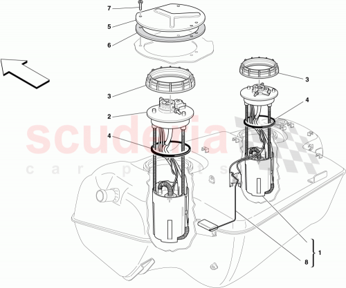 Part Diagram for Ferrari 265262