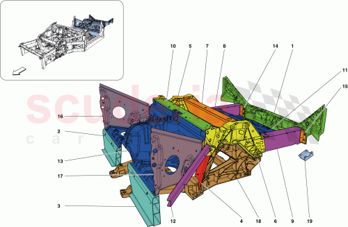 Part Diagram for Ferrari 292347
