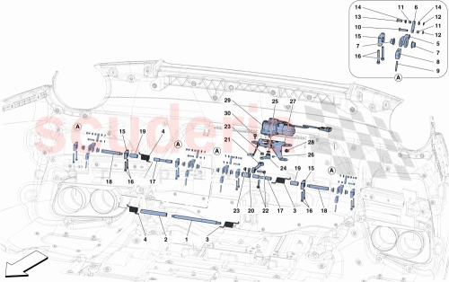 Part Diagram for Ferrari 306757