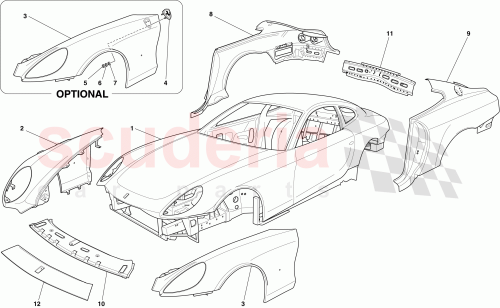 Part Diagram for Ferrari 67617600