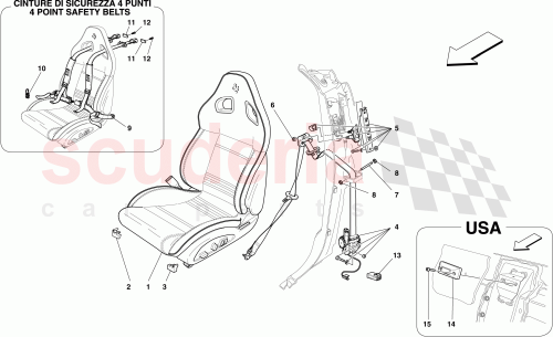 Part Diagram for Ferrari 69918800