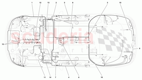 Part Diagram for Ferrari 153098