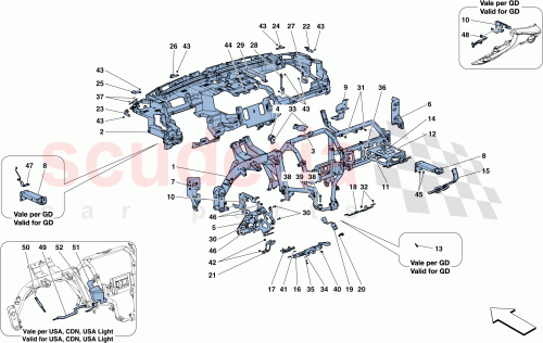Part Diagram for Ferrari 88494700