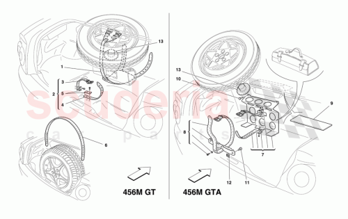 Part Diagram for Ferrari 14648790