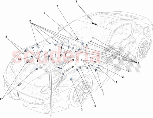 Part Diagram for Ferrari 325863