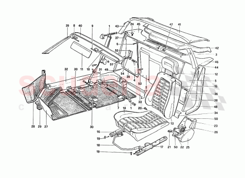 Part Diagram for Ferrari 61115000