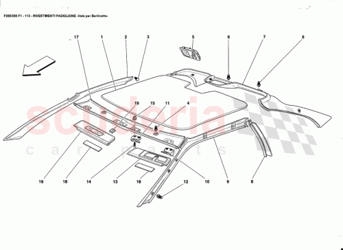 Part Diagram for Ferrari 644657