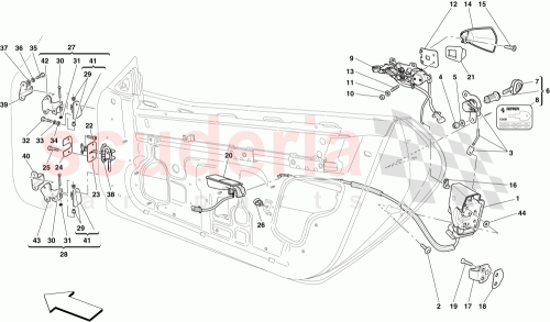 Part Diagram for Ferrari 68055900