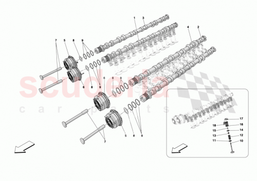 Part Diagram for Ferrari 973895