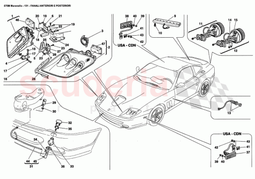 Part Diagram for Ferrari 691816