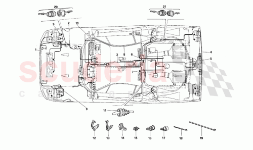 Part Diagram for Ferrari 144499