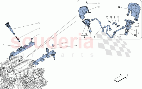Part Diagram for Ferrari 769201