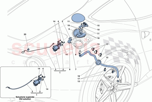 Part Diagram for Ferrari 85618500