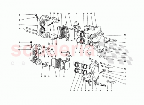 Part Diagram for Ferrari 105054