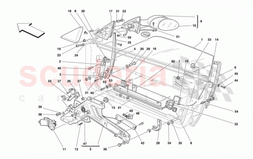 Part Diagram for Ferrari 66345200