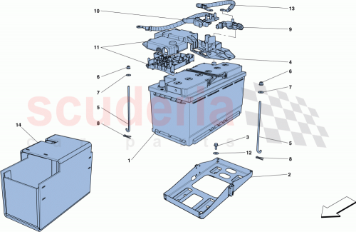 Part Diagram for Ferrari 334416