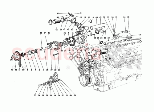 Part Diagram for Ferrari 121255