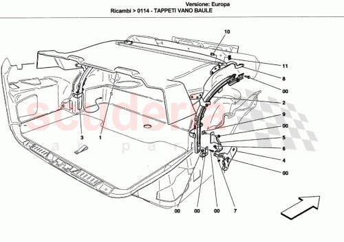Part Diagram for Ferrari 80807000