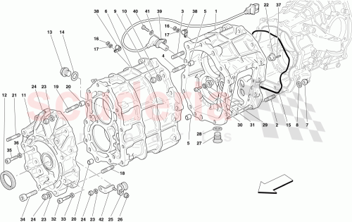 Part Diagram for Ferrari 11198579