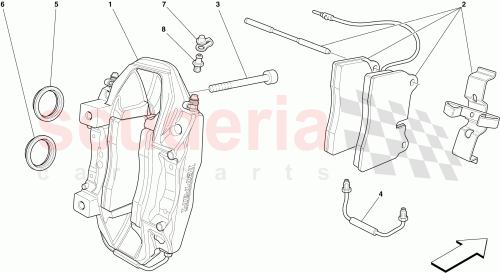 Part Diagram for Ferrari 207222