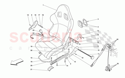 Part Diagram for Ferrari 65790300