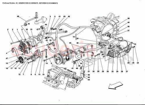 Part Diagram for Ferrari 196131