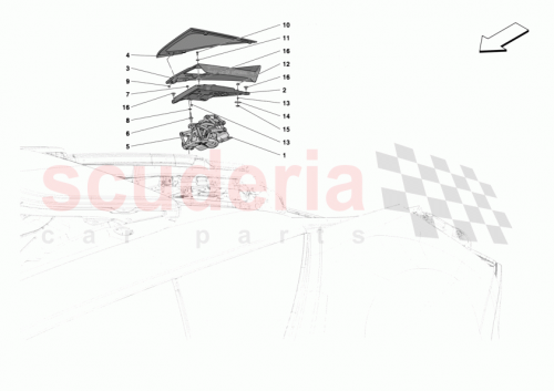 Part Diagram for Ferrari 55014331