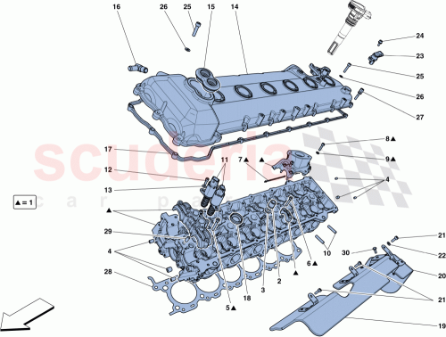 Part Diagram for Ferrari 293214
