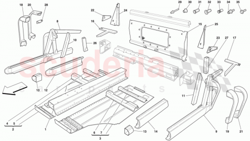 Part Diagram for Ferrari 66278600