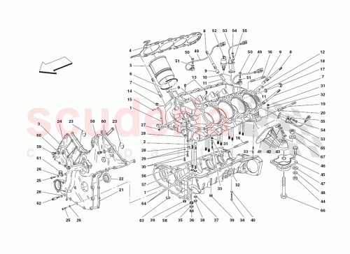 Part Diagram for Ferrari 164400