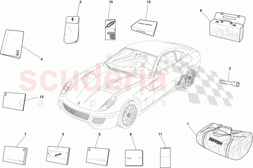 Part Diagram for Ferrari 83459800