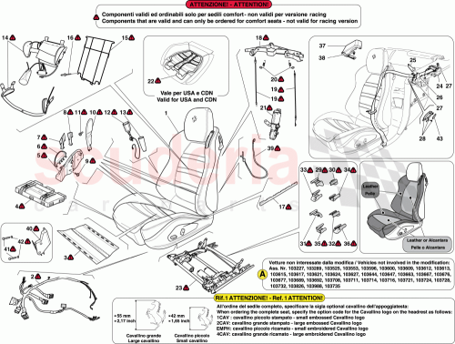 Part Diagram for Ferrari 96340000