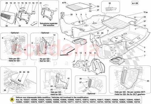 Part Diagram for Ferrari 84374700