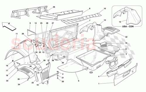Part Diagram for Ferrari 66381800