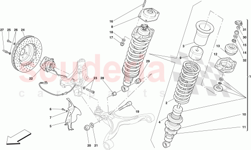 ra☆ 197232 WHEEL BEARING for Ferrari 599, 612