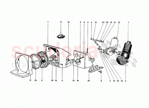 Part Diagram for Ferrari 60570900