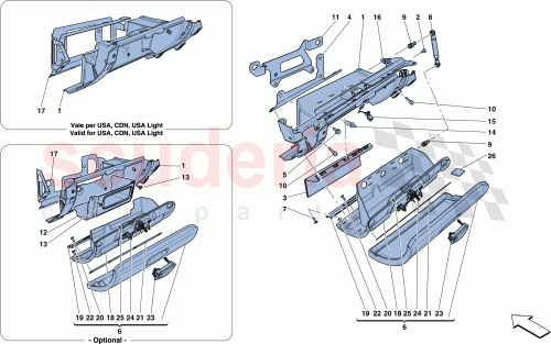 Part Diagram for Ferrari 69750800
