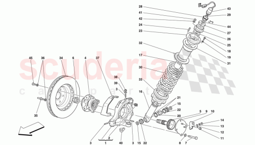 Part Diagram for Ferrari 153301