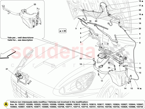 Part Diagram for Ferrari 83954900