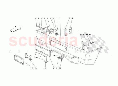 Part Diagram for Ferrari 62551000