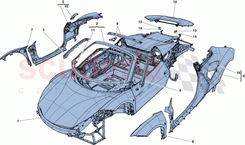 Part Diagram for Ferrari 87180711